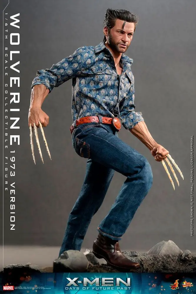 X-Men Days of Future Past Movie Masterpiece 1/6 Wolverine (1973 Version) akciófigura 30 cm termékfotó