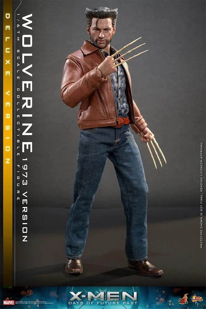 X-Men Days of Future Past Movie Masterpiece 1/6 Wolverine (1973 Version) Deluxe Version akciófigura 30 cm termékfotó