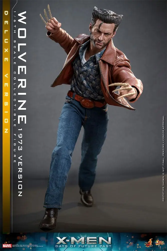 X-Men Days of Future Past Movie Masterpiece 1/6 Wolverine (1973 Version) Deluxe Version akciófigura 30 cm termékfotó