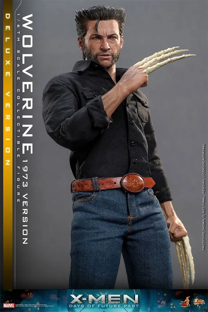 X-Men Days of Future Past Movie Masterpiece 1/6 Wolverine (1973 Version) Deluxe Version akciófigura 30 cm termékfotó