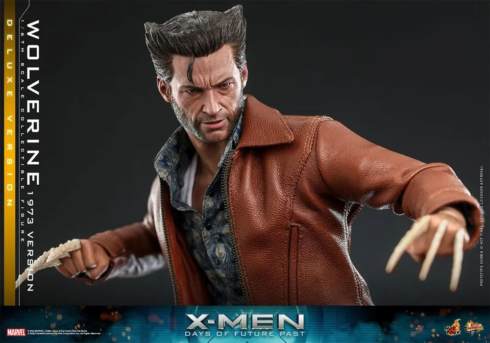 X-Men Days of Future Past Movie Masterpiece 1/6 Wolverine (1973 Version) Deluxe Version akciófigura 30 cm termékfotó