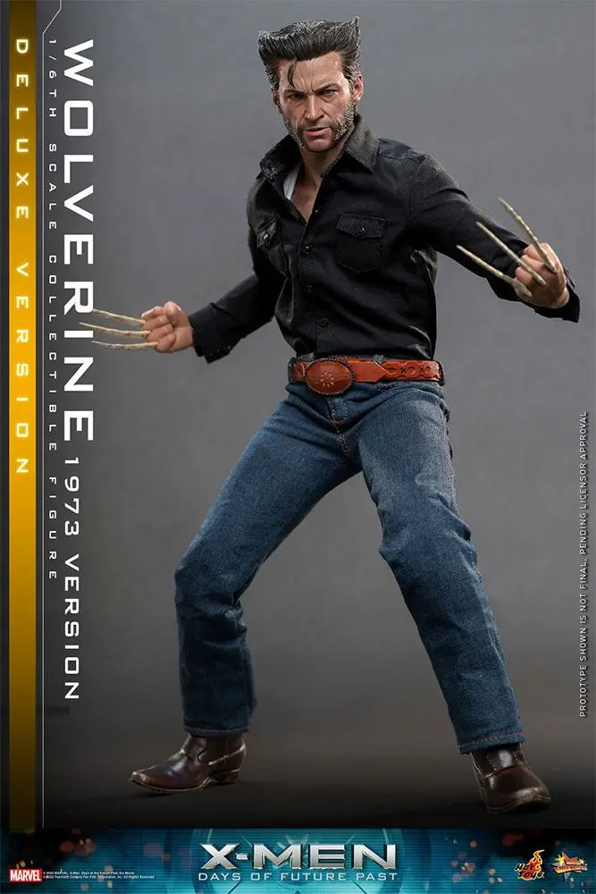 X-Men Days of Future Past Movie Masterpiece 1/6 Wolverine (1973 Version) Deluxe Version akciófigura 30 cm termékfotó