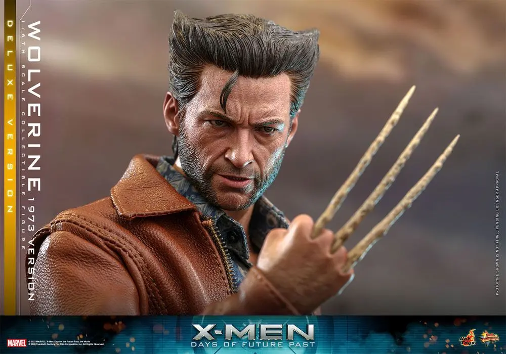 X-Men Days of Future Past Movie Masterpiece 1/6 Wolverine (1973 Version) Deluxe Version akciófigura 30 cm termékfotó