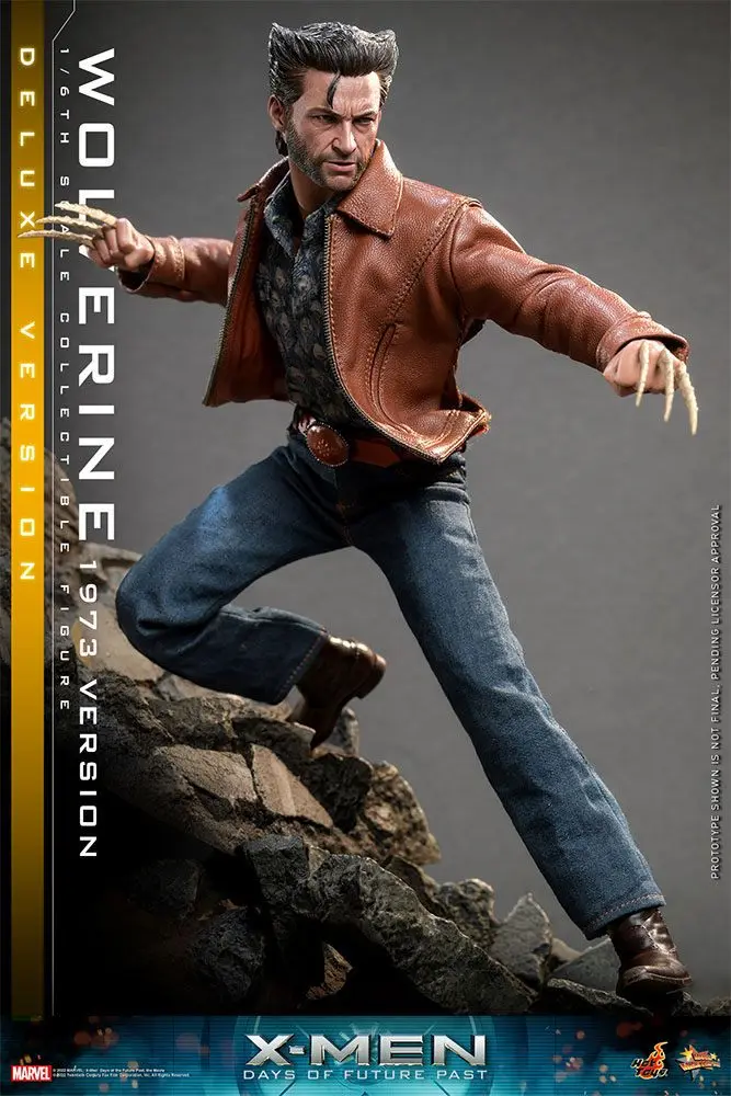 X-Men Days of Future Past Movie Masterpiece 1/6 Wolverine (1973 Version) Deluxe Version akciófigura 30 cm termékfotó