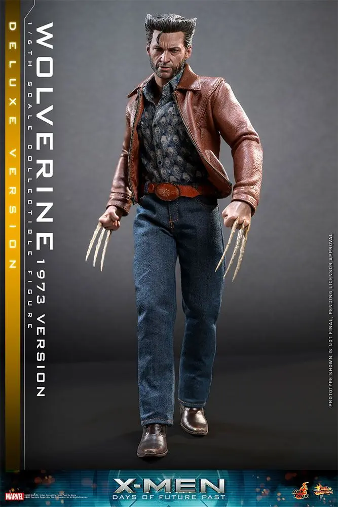 X-Men Days of Future Past Movie Masterpiece 1/6 Wolverine (1973 Version) Deluxe Version akciófigura 30 cm termékfotó