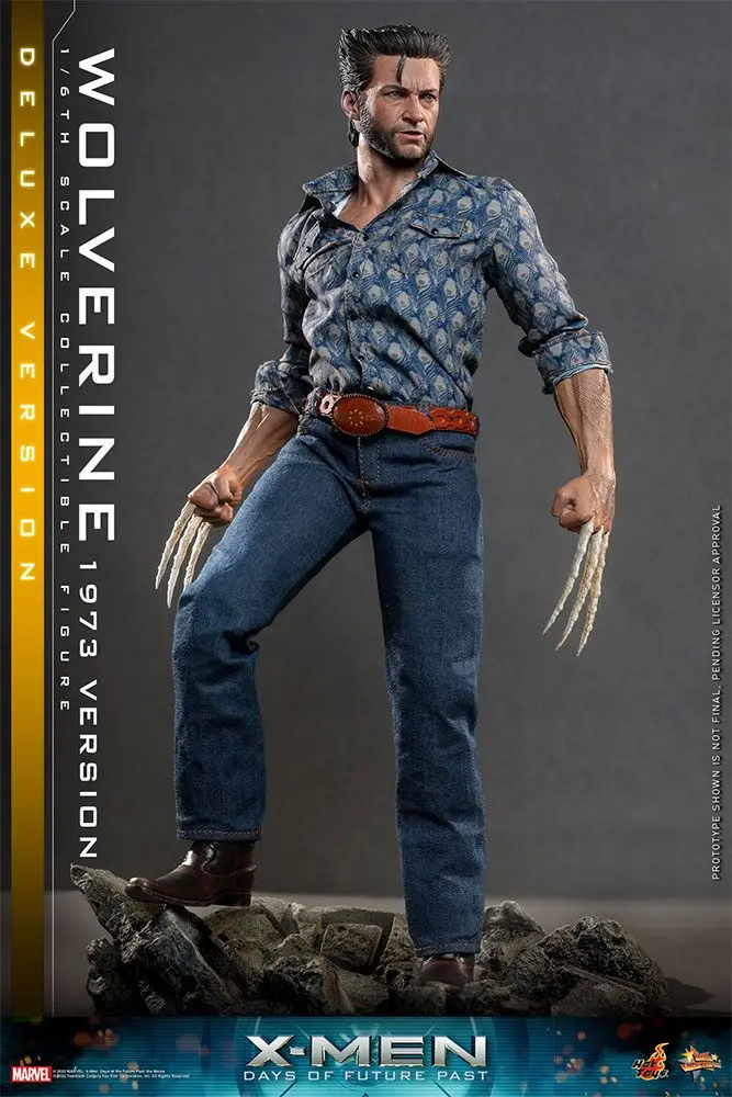 X-Men Days of Future Past Movie Masterpiece 1/6 Wolverine (1973 Version) Deluxe Version akciófigura 30 cm termékfotó