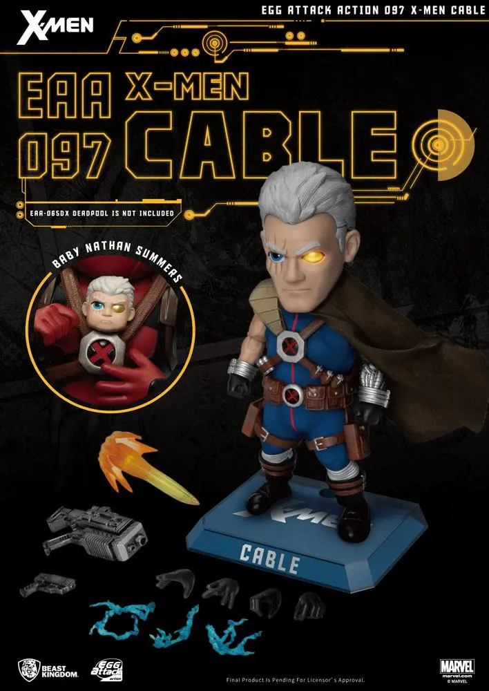 X-Men Egg Attack Cable akciófigura 17 cm termékfotó