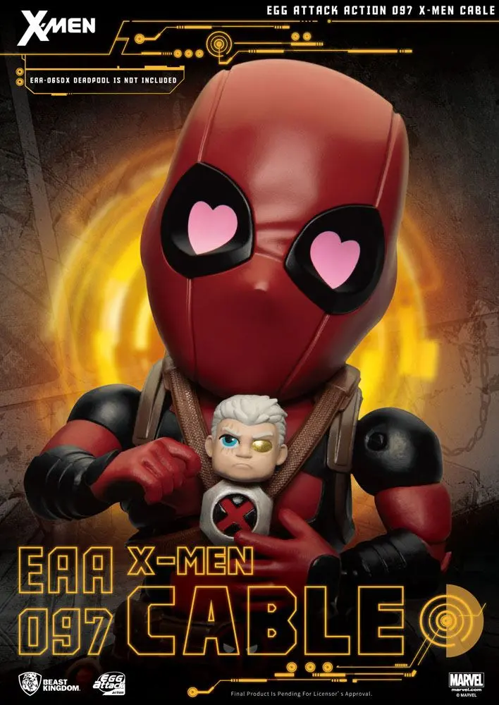 X-Men Egg Attack Cable akciófigura 17 cm termékfotó