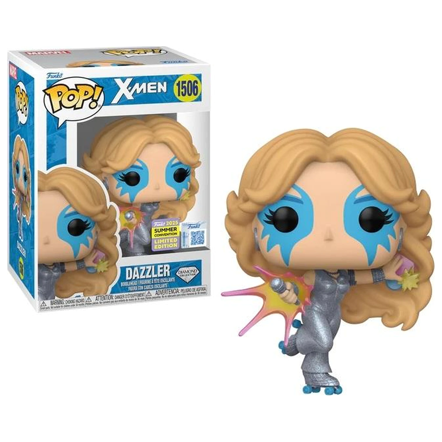 X-Men Funko POP! Vinyl figura Dazzler (Diamond) Exkluzív 9 cm  termékfotó