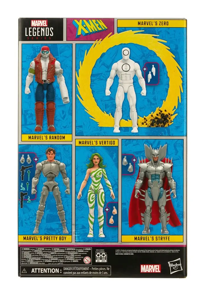 X-Men Marvel Legends 60th Anniversary X-Men Villains 5 db-os akciófigura csomag 15 cm termékfotó