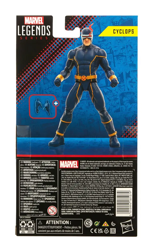 X-Men Marvel Legends Ch'od BAF: Cyclops akciófigura 15 cm termékfotó