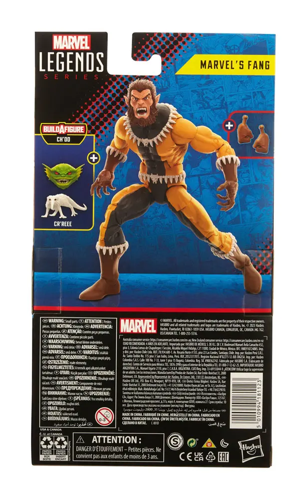 X-Men Marvel Legends Ch'od BAF: Marvel's Fang akciófigura 15 cm termékfotó