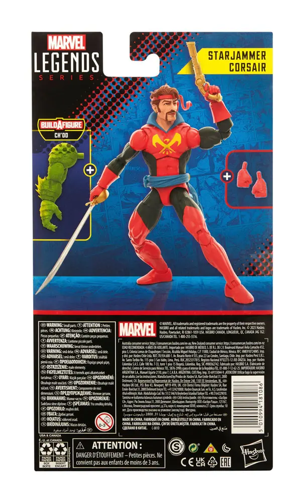 X-Men Marvel Legends Ch'od BAF: Starjammer Corsair akciófigura 15 cm termékfotó