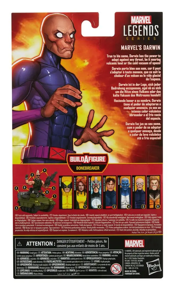 X-Men Marvel Legends Series 2022 Marvel's Darwin akciófigura 15 cm termékfotó
