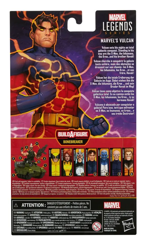 X-Men Marvel Legends Series 2022 Marvel's Vulcan akciófigura 15 cm termékfotó
