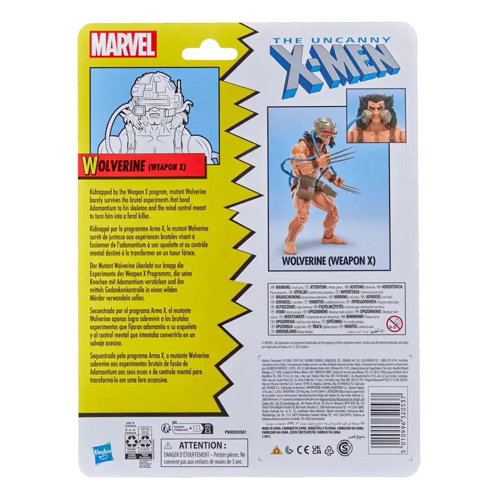 X-Men Marvel Legends Wolverine (Weapon X) akciófigura 15 cm termékfotó