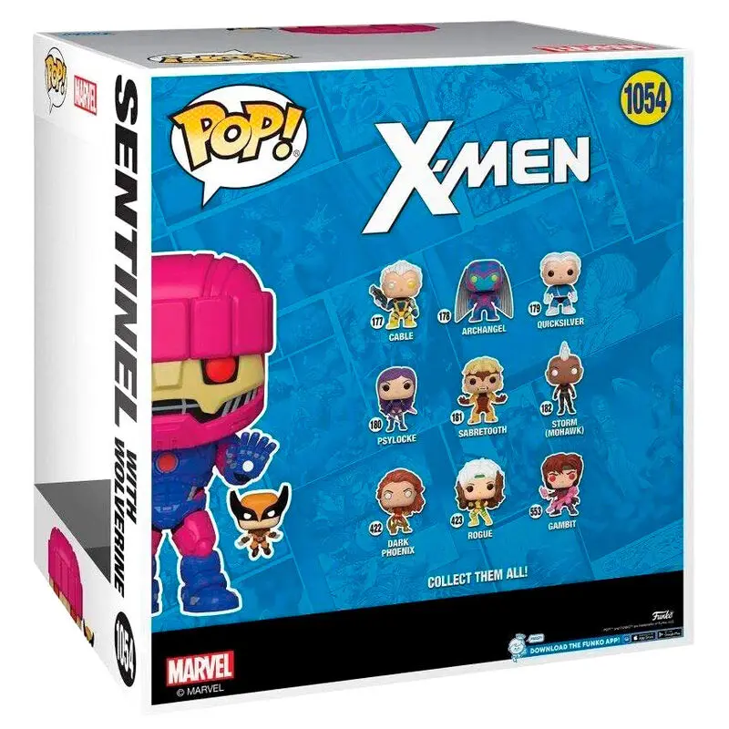X-Men Super Sized Jumbo Funko POP! Vinyl figura Sentinel with Wolverine 25 cm termékfotó