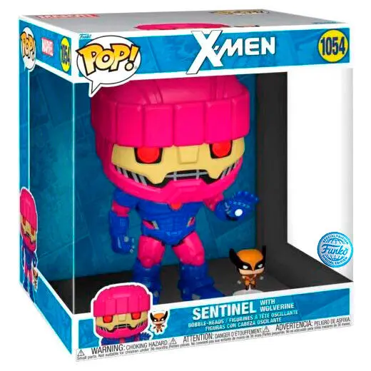 X-Men Super Sized Jumbo Funko POP! Vinyl figura Sentinel with Wolverine 25 cm termékfotó
