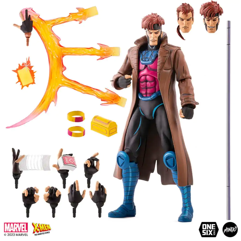 X-Men: The Animated Series 1/6 Gambit akciófigura 30 cm termékfotó