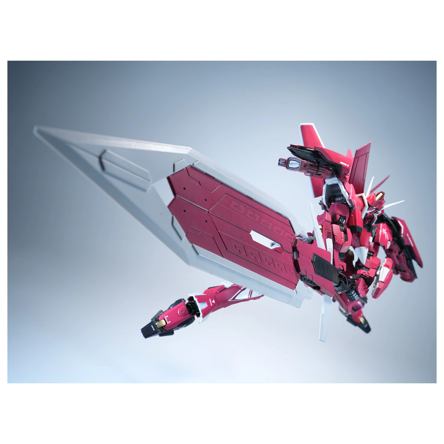 X-PLAY J-20 Cang Wei Crimson Flowing Gold modell készlet 21cm termékfotó