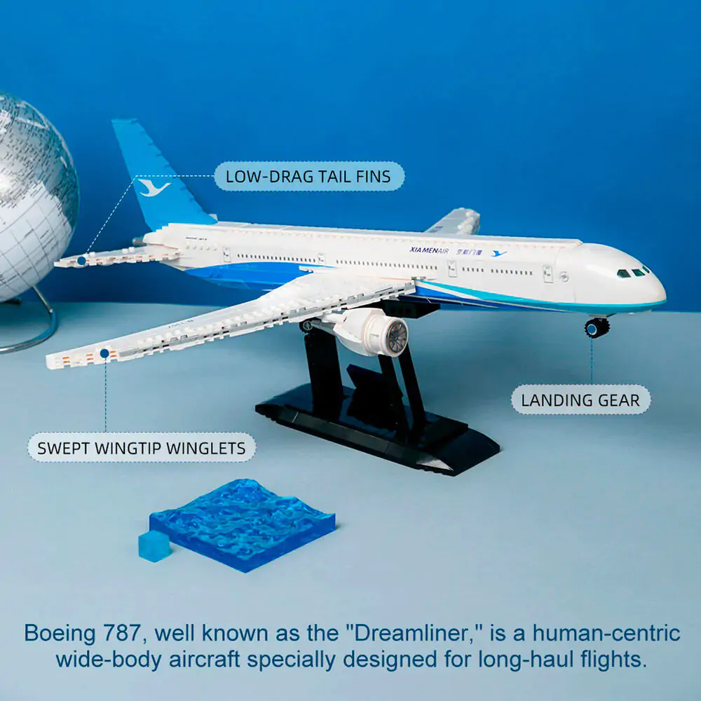 Xiamen Air Boeing 787 építőkészlet 745db-os termékfotó