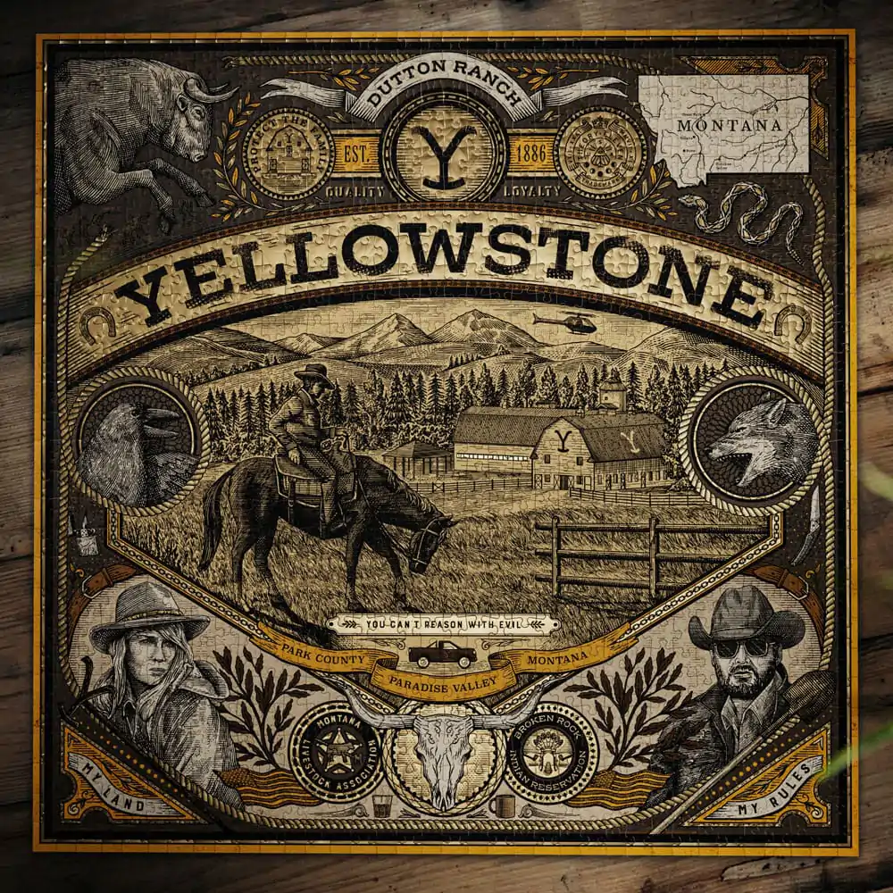 Yellowstone multi-dimensional puzzle (1000 darab) termékfotó