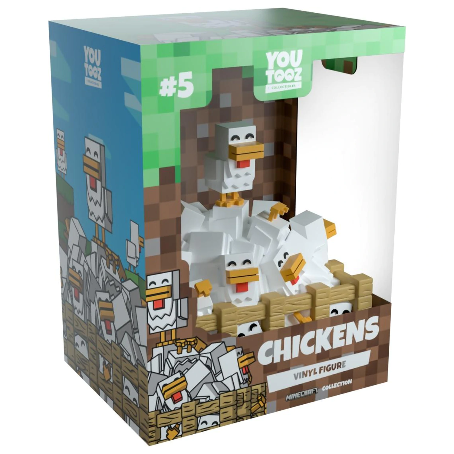 Minecraft Chickens figura 9cm termékfotó