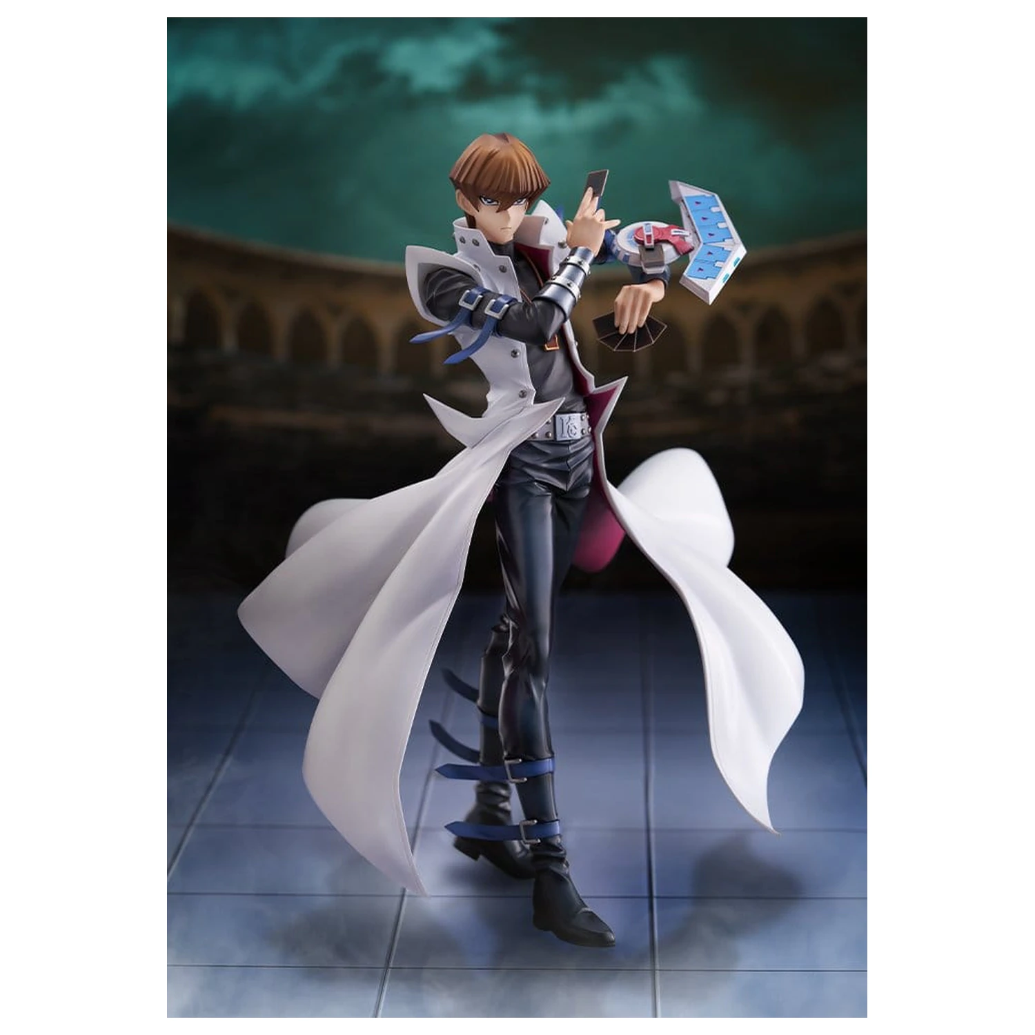 Yu-Gi-Oh! ARTFX J 1/7 Seto Kaiba Passionate Duelists szobor figura 26 cm     termékfotó