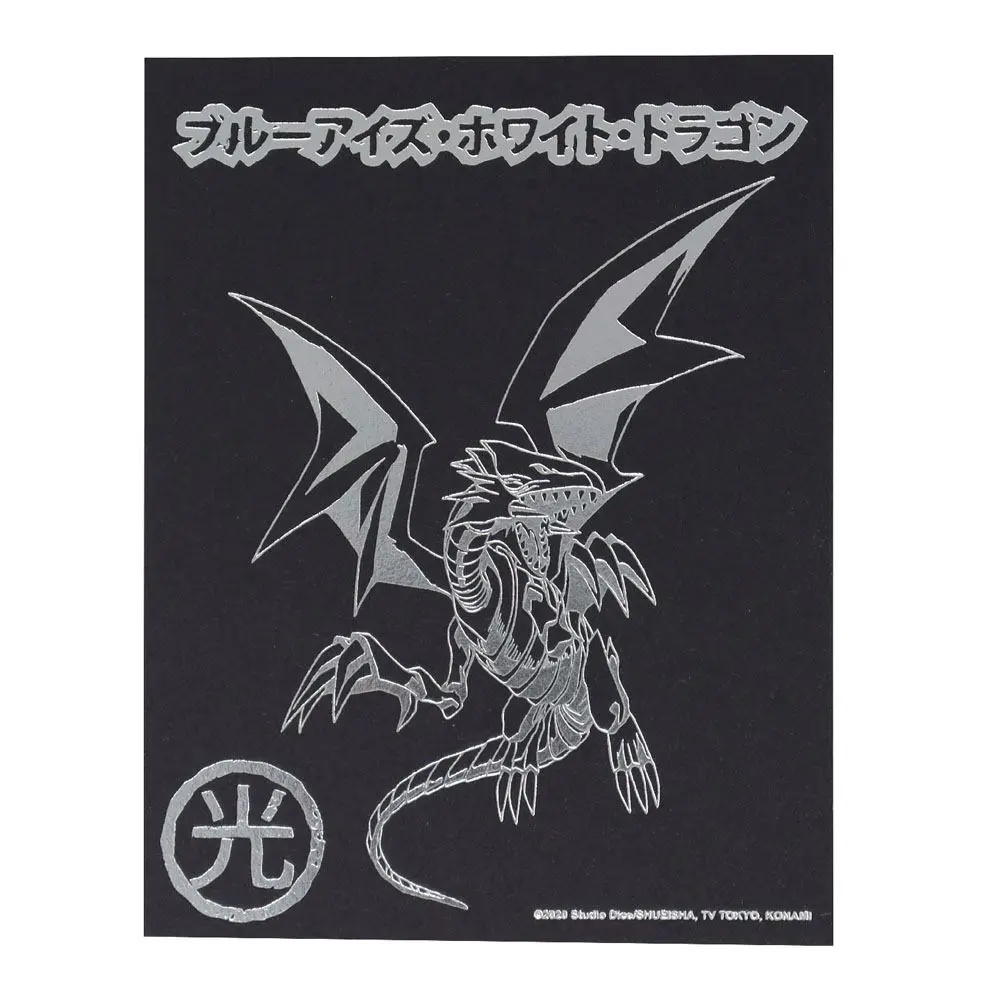 Yu-Gi-Oh! Blue Eyes White Dragon kitűző (ezüstözött) termékfotó