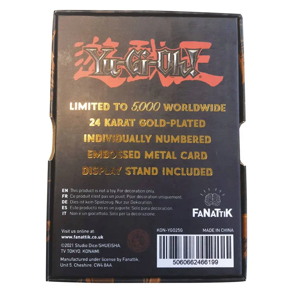 Yu-Gi-Oh! Card Black Luster Soldier replika (aranyozott) termékfotó