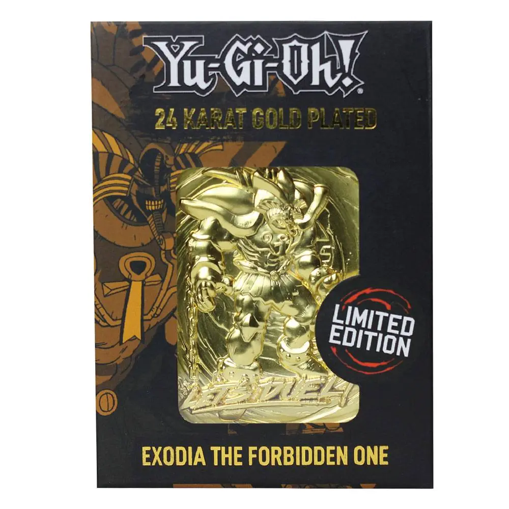 Yu-Gi-Oh! Card Exodia the Forbidden One replika (aranyozott) termékfotó