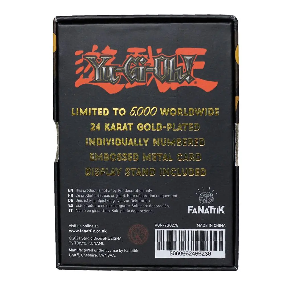 Yu-Gi-Oh! Card Kuriboh replika (aranyozott) termékfotó
