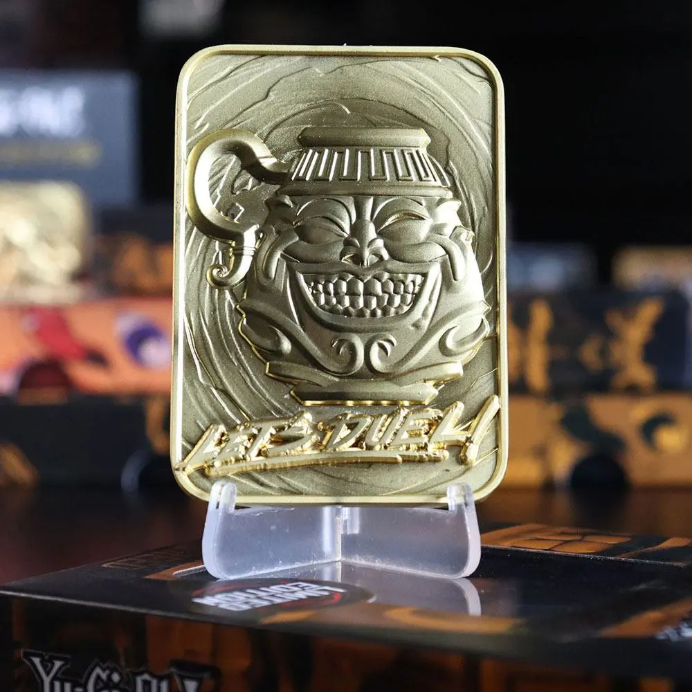 Yu-Gi-Oh! Replica Card Pot of Greed (gold plated) termékfotó