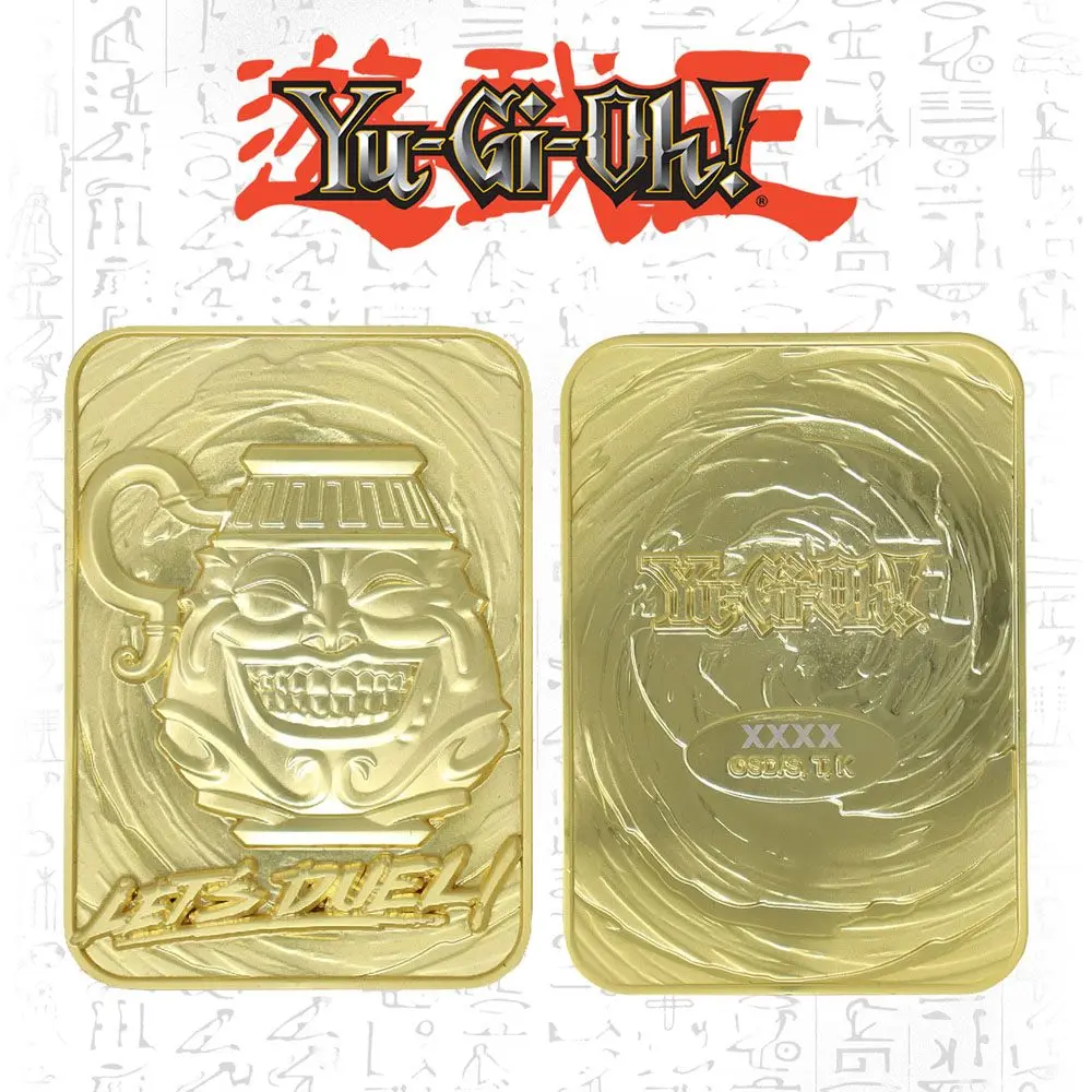 Yu-Gi-Oh! Replica Card Pot of Greed (gold plated) termékfotó