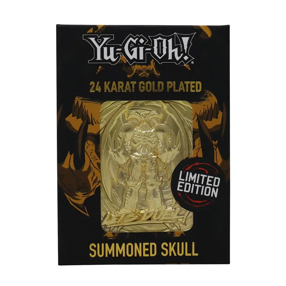 Yu-Gi-Oh! Card Summoned Skull replika (aranyozott) termékfotó