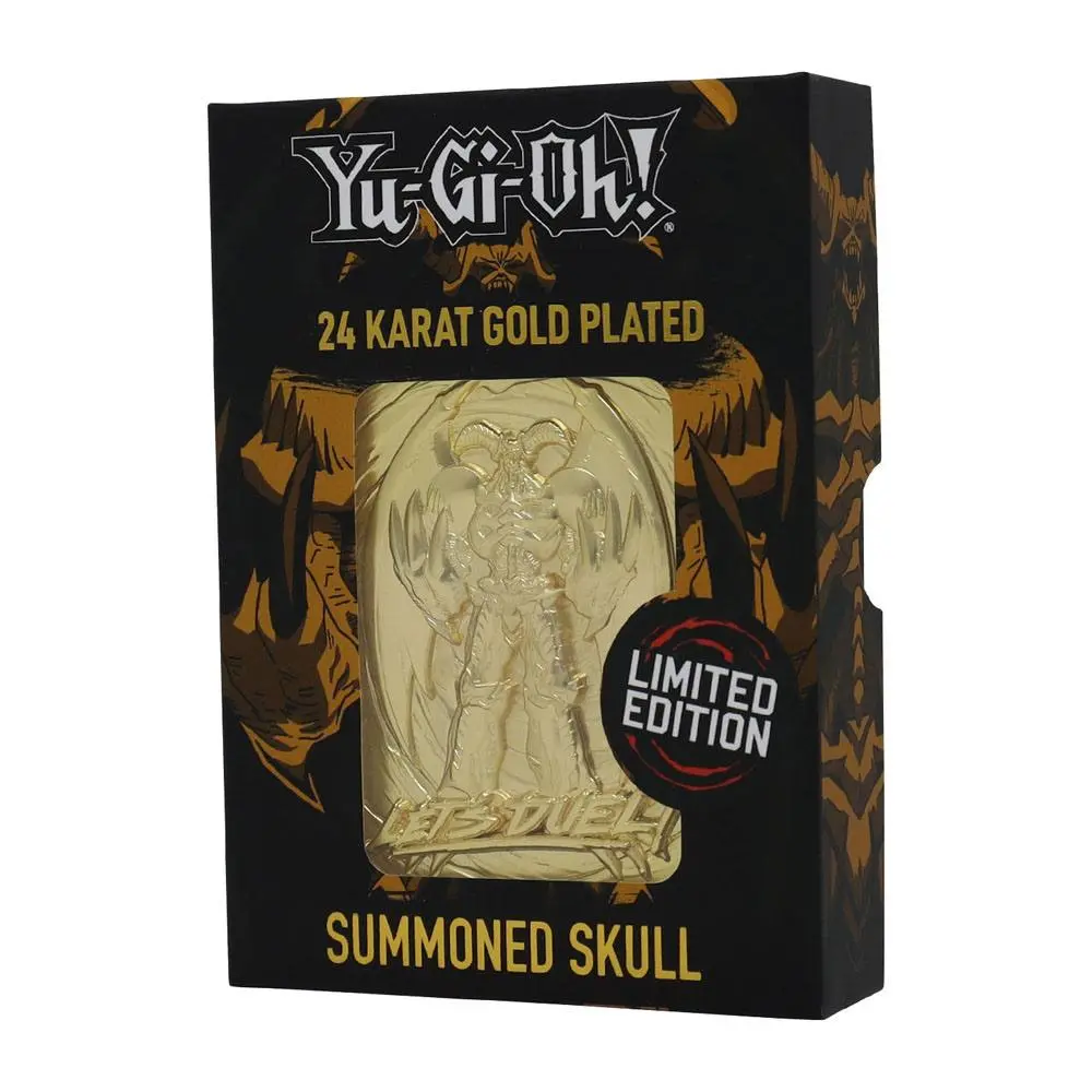 Yu-Gi-Oh! Card Summoned Skull replika (aranyozott) termékfotó