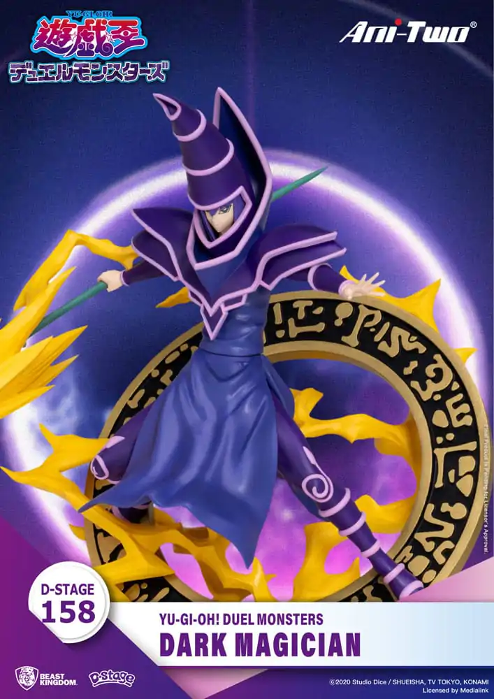 Yu-Gi-Oh! Duel Monsters D-Stage PVC Diorama szobor figura Dark Magician 15 cm termékfotó