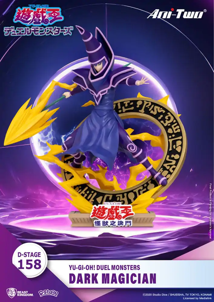 Yu-Gi-Oh! Duel Monsters D-Stage PVC Diorama szobor figura Dark Magician 15 cm termékfotó