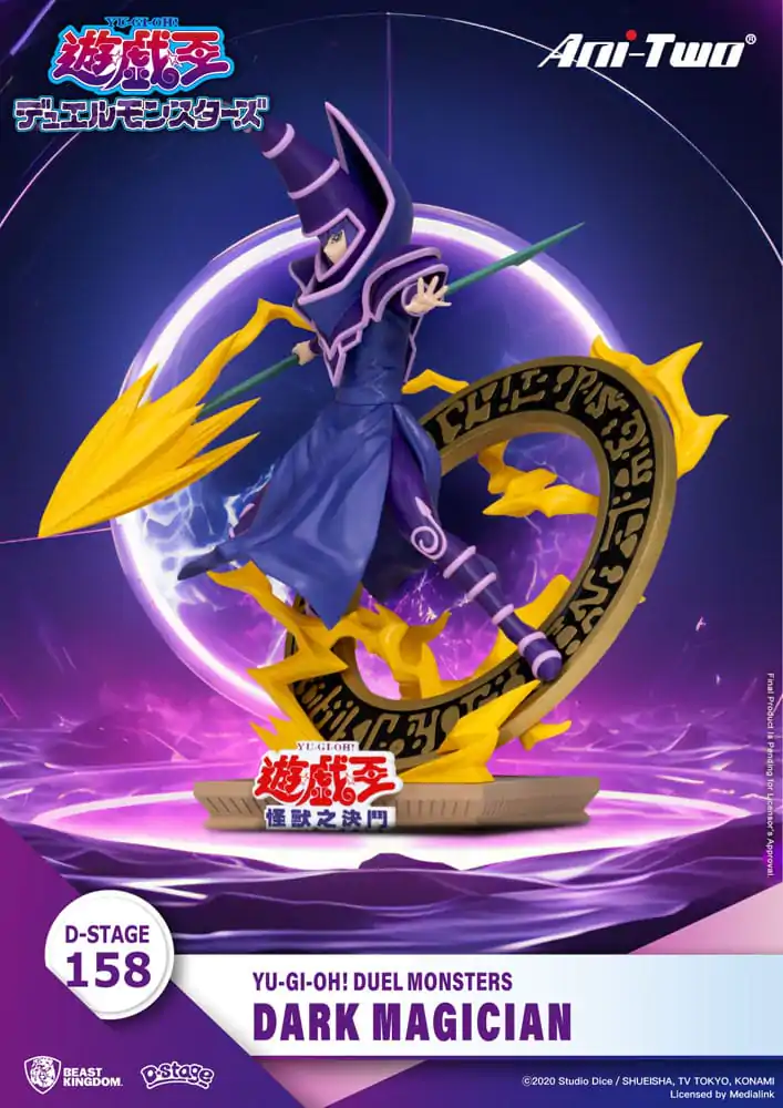 Yu-Gi-Oh! Duel Monsters D-Stage PVC Diorama szobor figura Dark Magician 15 cm termékfotó