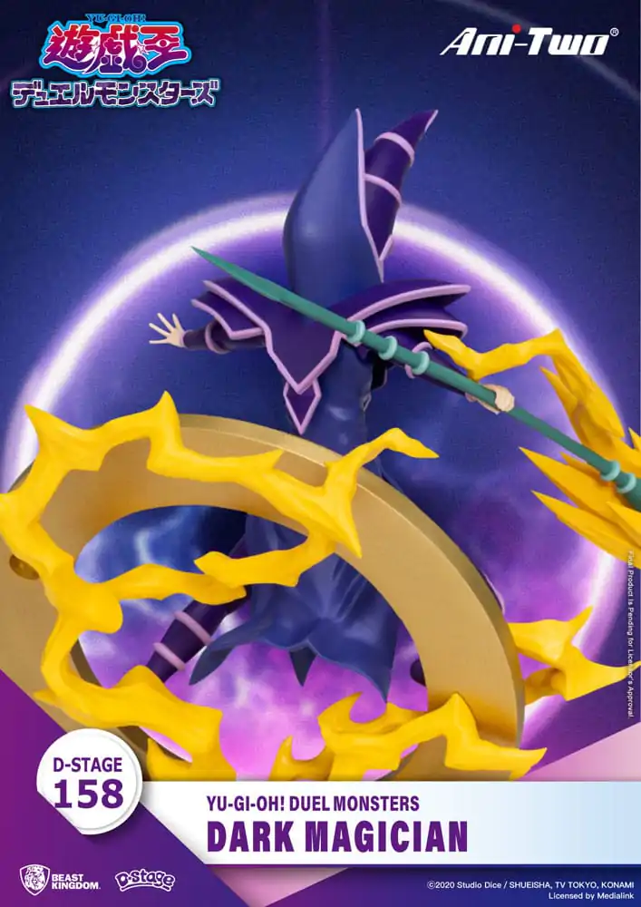 Yu-Gi-Oh! Duel Monsters D-Stage PVC Diorama szobor figura Dark Magician 15 cm termékfotó