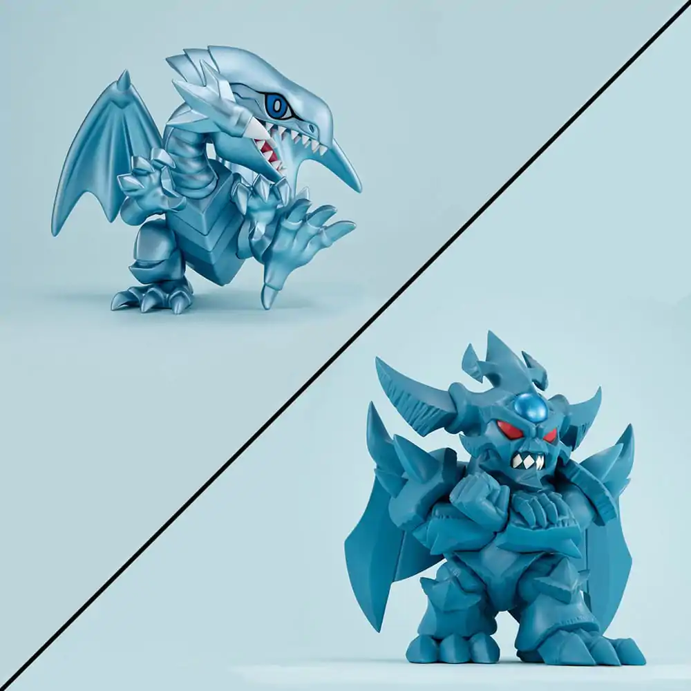 Yu-Gi-Oh! Duel Monsters Megatoon Blue Eyes White Dragon & Obelisk the Tormentor PVC szobor figura (with gift) termékfotó