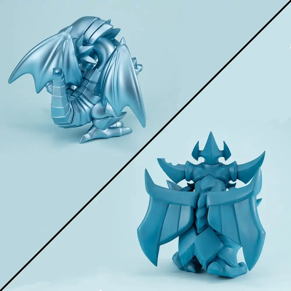 Yu-Gi-Oh! Duel Monsters Megatoon Blue Eyes White Dragon & Obelisk the Tormentor PVC szobor figura (with gift) termékfotó