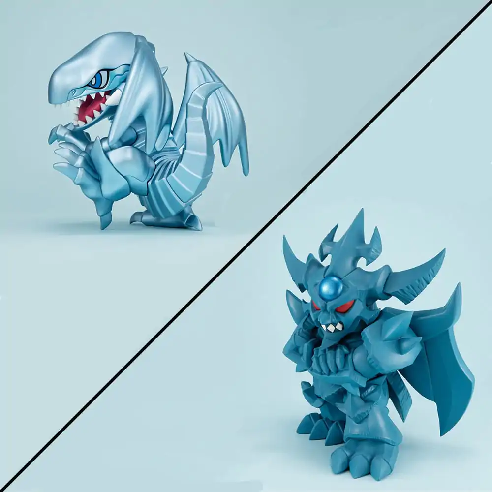 Yu-Gi-Oh! Duel Monsters Megatoon Blue Eyes White Dragon & Obelisk the Tormentor PVC szobor figura (with gift) termékfotó