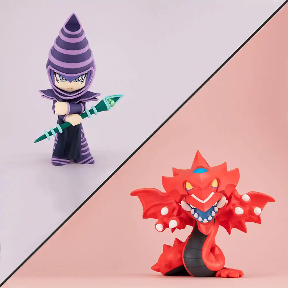 Yu-Gi-Oh! Duel Monsters Megatoon Slifer the Sky Dragon & Dark Magician PVC szobor figura (with gift) termékfotó