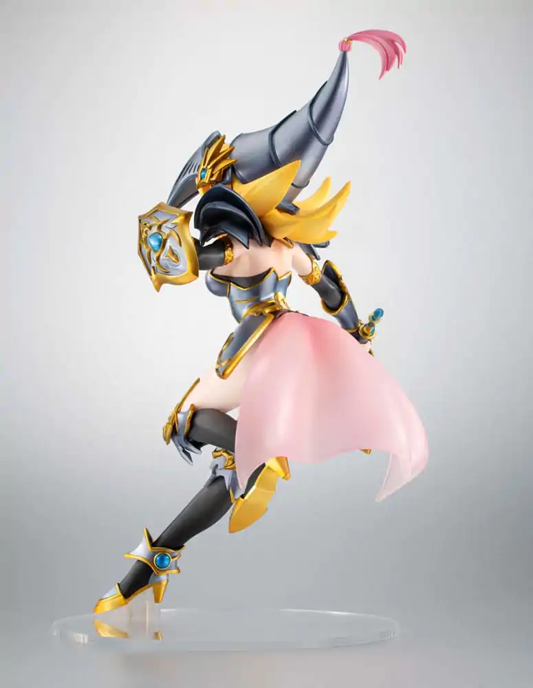 Yu-Gi-Oh! Duel Monsters Monsters Chronicle Art Works PVC szobor figura Dark Magician Girl the Dragon Knight 22 cm termékfotó