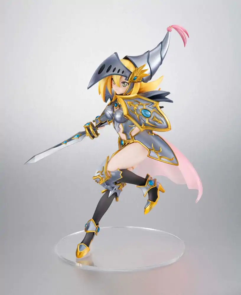 Yu-Gi-Oh! Duel Monsters Monsters Chronicle Art Works PVC szobor figura Dark Magician Girl the Dragon Knight 22 cm termékfotó