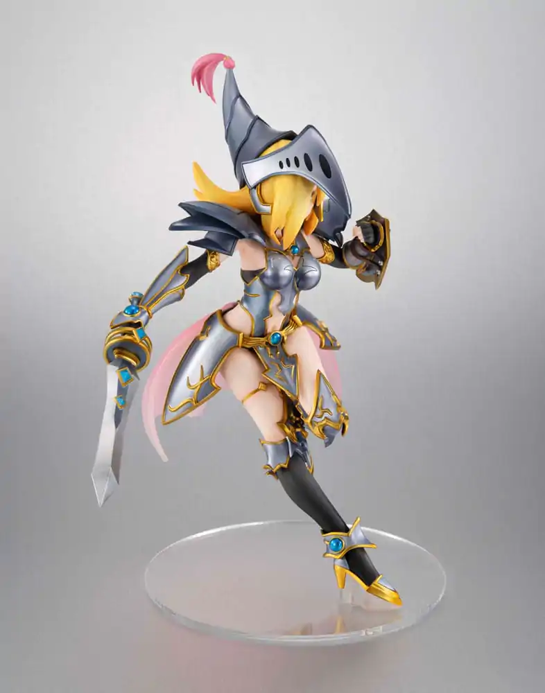 Yu-Gi-Oh! Duel Monsters Monsters Chronicle Art Works PVC szobor figura Dark Magician Girl the Dragon Knight 22 cm termékfotó