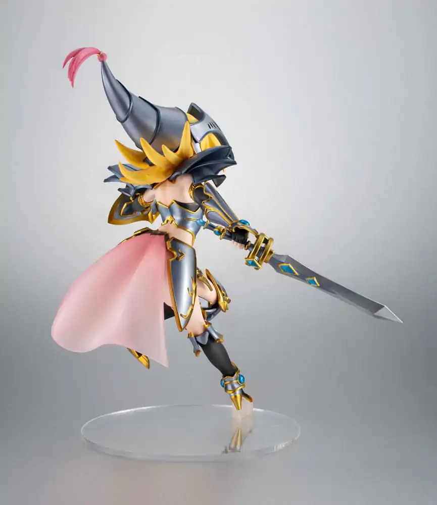 Yu-Gi-Oh! Duel Monsters Monsters Chronicle Art Works PVC szobor figura Dark Magician Girl the Dragon Knight 22 cm termékfotó