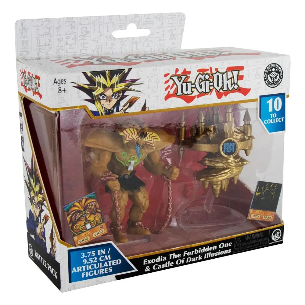 Yu-Gi-Oh! Exodia The Forbidden egy &amp; Castle Of Dark Illusions akciófigura csomag 10 cm termékfotó