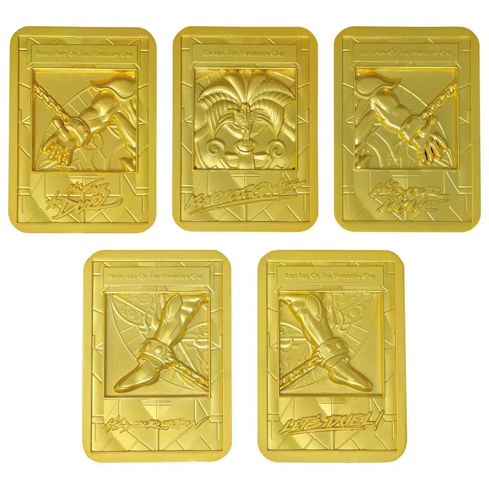 Yu-Gi-Oh! Exodia the Forbidden One Ingot Set (gold plated) termékfotó